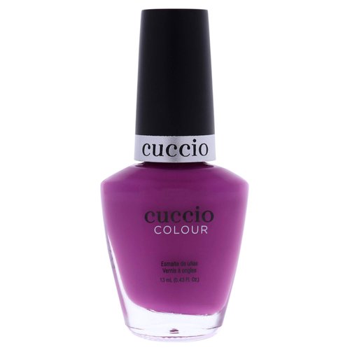 Cuccio Colour Nail Polish - Professional Nail Lacquer - Formulated With Triple Pigmentation Technology - Rich And True Coverage In Two Coats - Argentinian Aubergine - 0.43 Oz