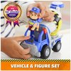 Rubble & Crew, Mix’s Cement Mixer Toy Truck with Action Figure and Movable Construction Toys, Kids Toys for Ages 3 and Up
