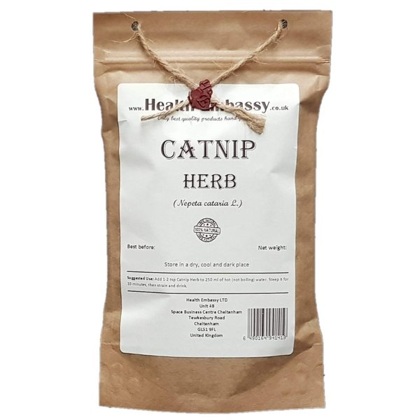 Health Embassy Catnip Herb | Nepeta Cataria L | Herbal Tea (50g)