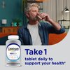 Centrum Silver Multivitamin for Men 50 Plus, Multimineral Supplement, Vitamin D3, B-Vitamins and Zinc, Gluten Free, Non-GMO Ingredients, Supports Memory and Cognition in Older Adults - 100 Ct