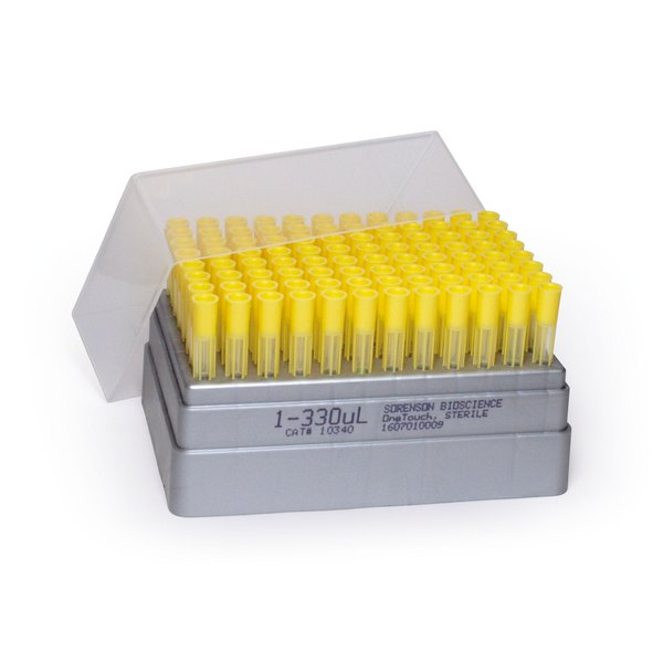 OneTouch Pipet Tip, 200µl (1-330µl), Natural, Polypropylene, Sterile, Cell Rack