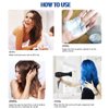 Blue Temporary Hair Color Wax, SOVONCARE Hair Dye Wax 4.23 oz Pomades Natural Hairstyle Cream for Men & Women Party Cosplay Halloween Date (Blue)