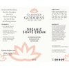 Glimmer Goddess Organic Shave Cream with Aloe, Coconut Oil & Shea Butter - Lavender Lemon, 8 oz