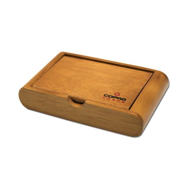 Copag Wooden 2 Deck Playing Card Box