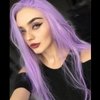 AFBeauty Purple Lace Front Wigs for Women Lavender Light Purple Wig Long Straight Lace Frontal Wig Real Hair Wig Pre Plucked Hairline Synthetic Heat Resistant Fiber Cosplay Party Daily 24Inch