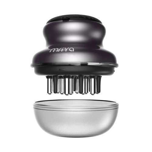 mriya Scalp Applicator Comb, Hair Oil Applicator for Medicine Scalp Head Fluid Comb Essential Oil Hair Treatment Head Scalp Massager Brush Hair Growth Black
