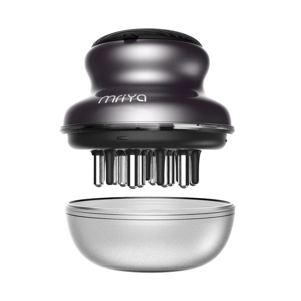 mriya Scalp Applicator Comb, Hair Oil Applicator for Medicine Scalp Head Fluid Comb Essential Oil Hair Treatment Head Scalp Massager Brush Hair Growth Black