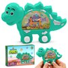 YoYa Toys Aqua Rings Dinosaur Handheld Game for Kids - Retro Toys Nostalgic Car Activities for Kids - Portable Road Trip Toys and Calming Travel Games - Great Dinosaur Toys Gift and Party Favors