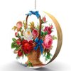 Flower Basket Hardwood Oak Fan/Light Pull