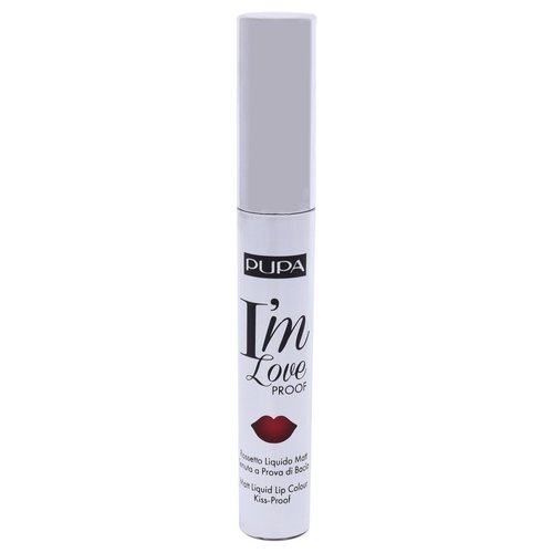 Pupa Milano I Am Love Proof Matt Liquid Lip Color - Gives Super-Intense Colour - Offers A Matte, Velvety Effect - Ultra-Comfortable Texture Adheres Perfectly To Lips - 009 Red Pop - 0.09 OZ