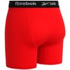 Reebok Men's Active Underwear - Performance Boxer Briefs (4 Pack), Size Medium, BlackRedGrey
