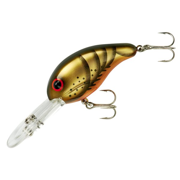 BANDIT LURES Series 300 Crankbait Bass Fishing Lures, Fisghing Accessories, Dives to 12-feet Deep, 2', 1/4 oz, Brown Fall Craw, (BDT3B50)