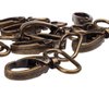 COTOWIN 1-inch Antique Brass Curved Lobster Clasps Swivel Trigger Clips Snap (Pack of 20)