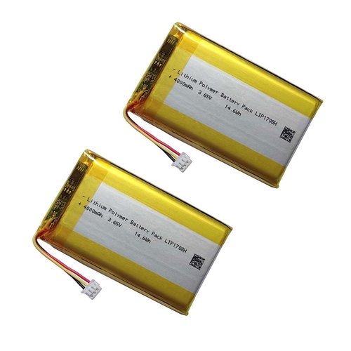 GYMIN PS5 Controller Battery 4000mAh, Rechargable Lipo Battery Pack for Sony PS5 Playstation 5 Dual Sense Controller CFI-ZCT1W Controller LIP1708 Battery Upgraded from 1560mAh to 4000mAh 2Pack