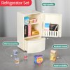TAKIHON Dollhouse Furniture Set,Kitchen Toy Set,Bathroom Toy Set,Dollhouse Fridge/Washing Machin Set for Kids,Doll House Miniature Accessories,Educational Pretend Play Toys for Toddler,Boys,Girls