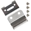 INGQI 2024 Upgrade Clipper Blades Kit w/Screws Replacement for Wahl Clipper Trimmer, 2 Hole Cutting Blade