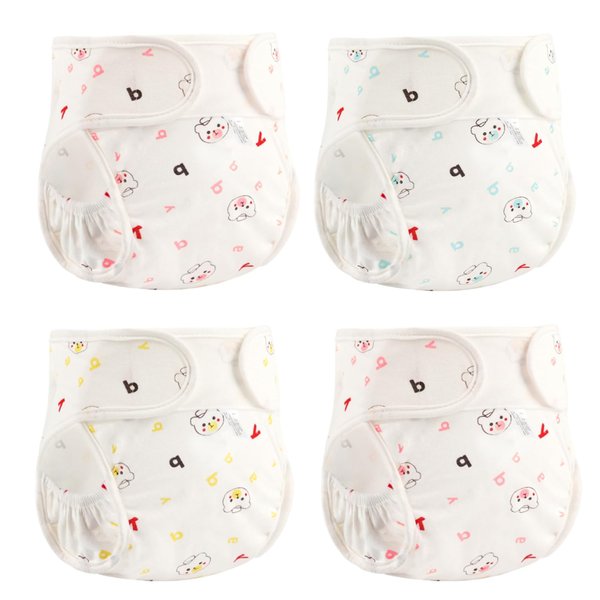OHIJGN Reborn Baby Dolls Diapers for 17-22 inch Newborn Doll- 4-Piece Pack