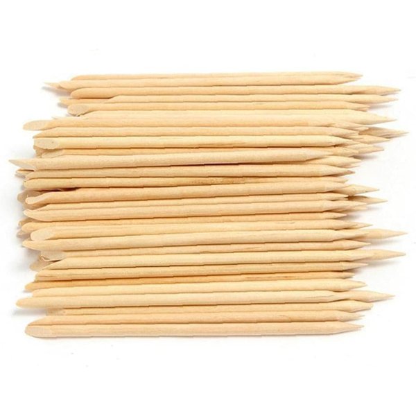 20 pcs Cuticle Pusher Nail Art Cuticle Orange Wood Sticks for Cuticle Removal Manicure Manicure Instrument Useful and Practical Cuticle Pushers