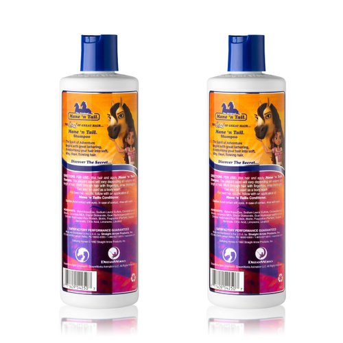 Mane 'n Tail Spirit Untamed Shampoo 11.02 Oz Caramel Apple Scent Easy Rinse Shampoo + Body Wash Gentle, Mild For Everyday Use. (2 Count)