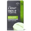 Dove Men+Care Bar 3 in 1 Cleanser for Body, Face, and Shaving to Clean and Hydrate Skin Extra Fresh More Moisturizing Than Bar Soap 3.75 oz, 6 Bars