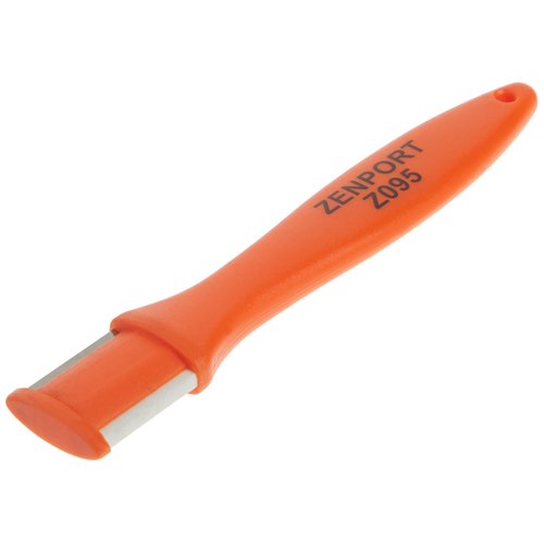 Zenport Z095 Tungsten Carbide Sharpener for Pruners and Knives,Orange
