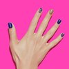 Dashing Diva Gloss Nail Strips - Blue Vixon | UV Free, Chip Resistant, Long Lasting Gel Nail Stickers | Contains 32 Nail Wraps, 1 Prep Pad, 1 Nail File