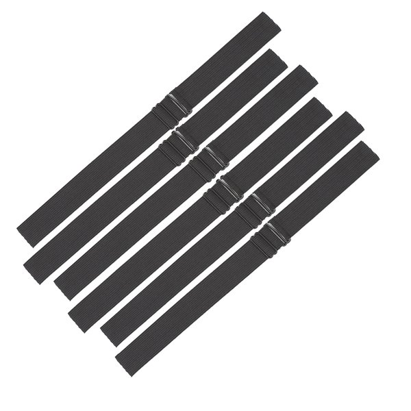6PCS Elastic Bands for Wigs, Adjustable Straps for Wigs, Wig Elastic Band,Elastic Band for Wigs Edges, Adjustable Elastic Band for Making Wigs, Adjustable Wig Straps for Closure Wigs (1x12inch)