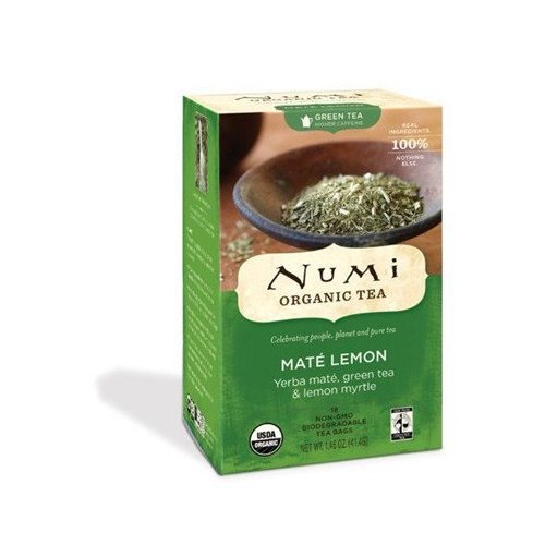 Numi Tea Organic Mate Lemon Green Tea (3x18 bag)