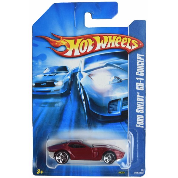 Hot Wheels Ford Shelby GR 1 Concept, 2007 All Stars 206/223 [red]