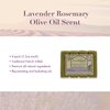 A LA MAISON Lavender Flower Bar Soap - Triple French Milled Natural Moisturizing Hand Soap Bar (4 Bars of Soap, 3.5 oz)