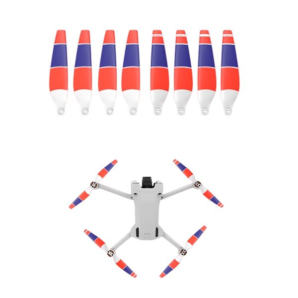 8pcs Mavic Mini 3 Pro Propellers 6030F, Low-Noise Quick-Release Propeller Blades Compatible with DJI Mavic Mini 3 Pro multicolor