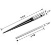 QWORK 1/8" - 1/2" Tapered Straight Flute Handle Reamer T Handle Tapered Reamer Tool for Wood Plastic