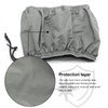 Hair Steamer Use with Shampoo Bowl Hair Wash Reclining Chair Micro Mist Hair Steamer Mister Hooded Hair Care Professional (Gray Water Proof)