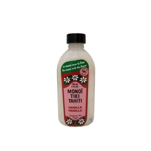 Monoi Tiare Tahiti Coconut Oil Vanilla - 4 Oz, Pack of 3