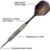 Viper by GLD Products Underground Steel Tip Darts, Celtic Blood, 22 Grams,Black