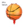 Basketball Themed 9th Birthday Party Balloons，40inch Black Number Balloon 9，Basketball Balloons 9th Birthday，9th Birthday Basketball Theme Party Supplies (5Pcs Black Basketball 9)