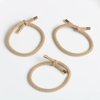 Elastic Hair Ties Elastics,Stretchy Rubber Bands,Pack of 12,Women Elastic Knotted Hair Rope Ponytail Holders for Women Girls(Kahki)