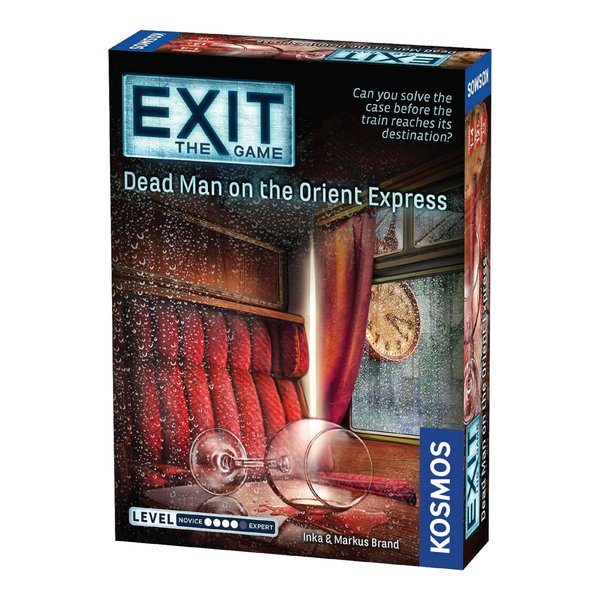 Dead Man on The Orient Express | Exit: The Game - A Kosmos Game | Family-Friendly, Card-Based at-Home Escape Room Experience for 1 to 4 Players, Ages 12+