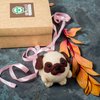 Pug Felting Kit - Starter, Felting Kit for Beginners Adult and Craft Kit, Unique Felt Animal, Felting Tools Included Felting Needles, Felting Pad, Felting Wool and Video Instruction