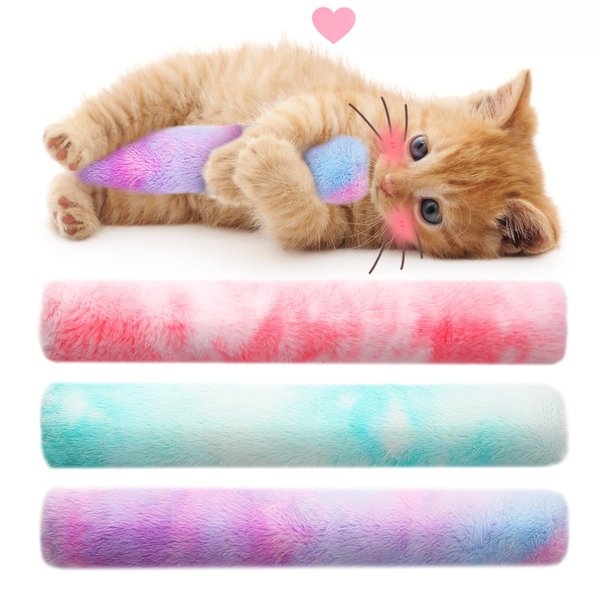 Dinosatoy 3 Pcs Interactive Cat Toys Cat Pillows, Soft Catnip Toys, Cat Toy for Indoor Cats Boredom Relieving Exercise, Funny Kitten Toys Cat Exercise