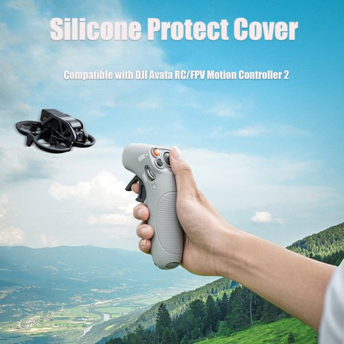 Silicone Protect Cover Compatible with DJI Avata RC/FPV Motion Controller 2 Sleeve Grips Cover Silicone Gel Grip Controller Cover Skin Protector Controller Straps