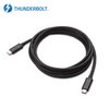 Cable Matters [Intel Certified] 20Gbps Thunderbolt 3 Cable 6.6 Feet (USB C Thunderbolt Cable) in Black Supporting 100W Charging