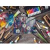 Brusarth Paint Brushes Set, 14 PCS Artist Brush for Acrylic Oil Watercolor Gouache Artist Professional Painting Kits with Synthetic Nylon Tips