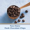 GHIRARDELLI Non-Dairy Dark Chocolate Chips for Baking, Premium Baking Chips, 10 oz Bag