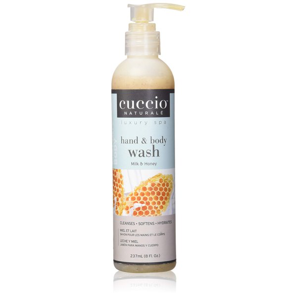 Cuccio Body Butter Wash, Milk and Honey, 8 Ounce