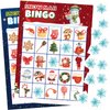 ceiba tree Christmas Bingo Cards Snowman Bingo Game for Kids 24 Players Holiday Classroom Activity Party Supply