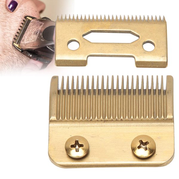 Replacement Detachable Trimmer, Standard Replacement Head Hair Trimmer Replacement Blades Not Easy To Scratch The Skin, Durable Stainless Steel 2 Holes Clipper Blades For 8504