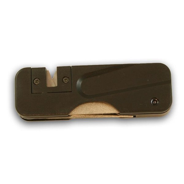 Knives of Alaska 00396FG 3-Way Sharpener, Black