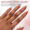 BTArtbox Almond Press on Nails Kit - Medium Soft Gel Nail Tips with Tip Primer Base, 150pcs Almond Nails Fake Nails with Gel Nail Glue Top Coat Nail Extension Kit for Easy DIY Nail Art