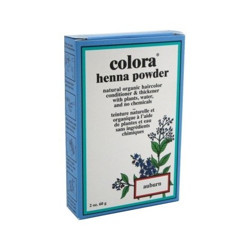 Colora Henna Powder Hair Color Auburn 2 Ounce (59ml) (2 Pack)